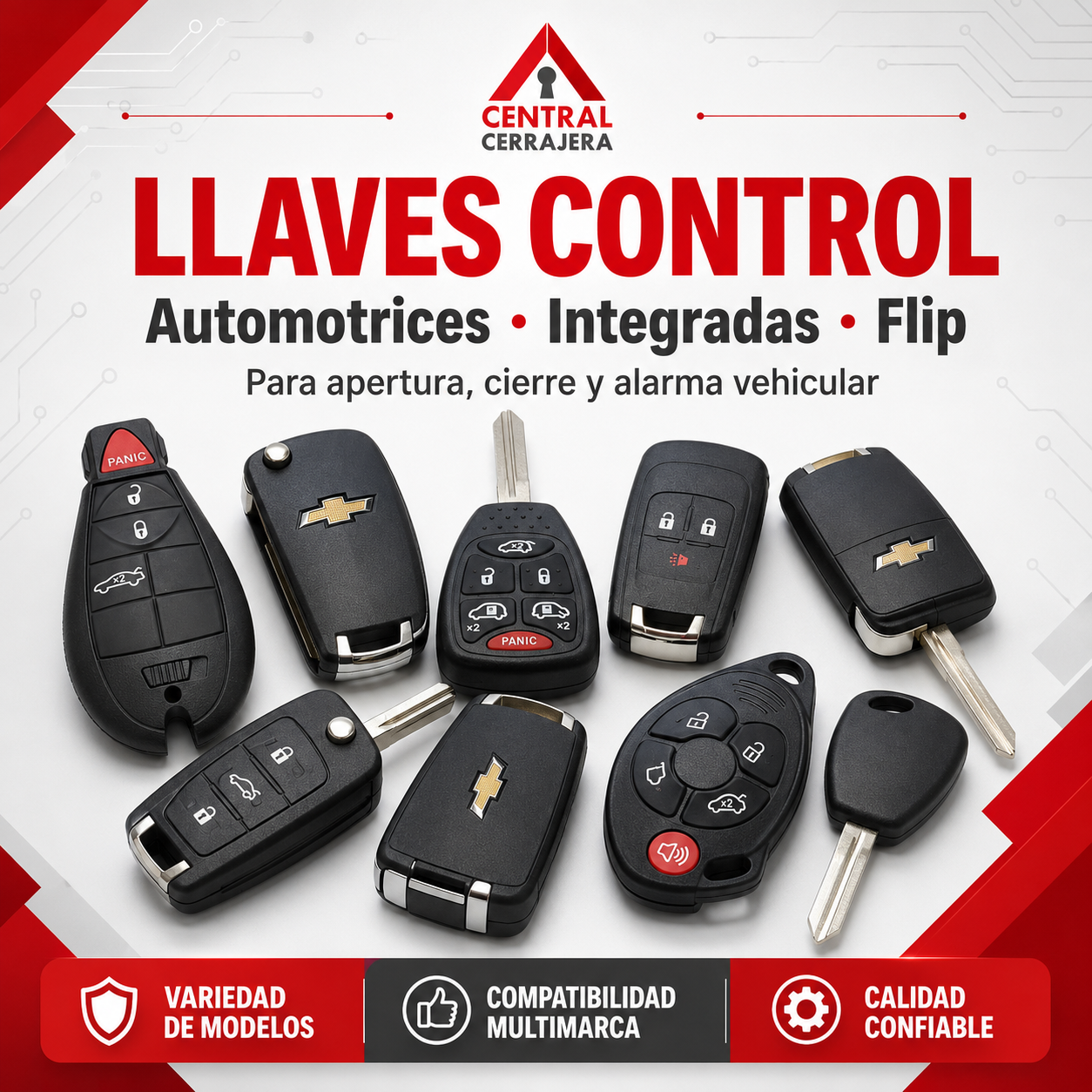 Llaves control