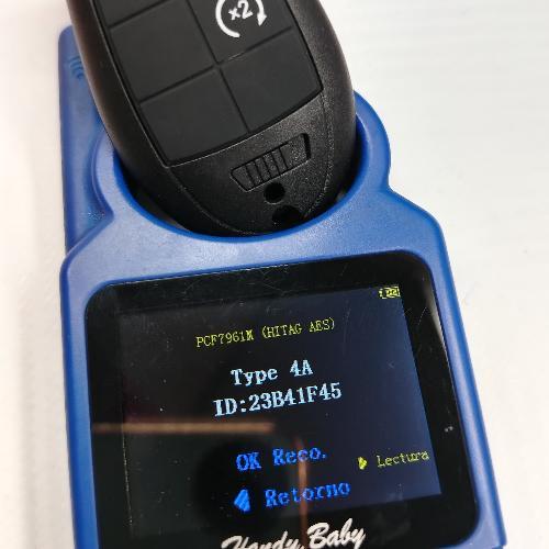 Llave Control 4B Jeep Con FOBIK C 4A GQ4-53T 433MHZ