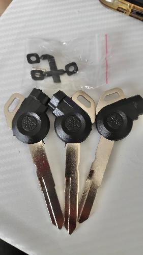 LLAVE PLASTICO MOTOCICLETA YAMAHA IMAN IZQUIERDA (DD35)