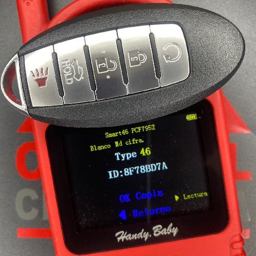 CONTROL REMOTO KD PROXIMIDAD 5B  TIPO NISSAN  ZB03-5 (TT40)