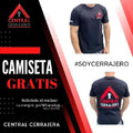 CAMISETA CENTRAL CERRAJERA #SOYCERRAJERO (CAMISETA   L   NEGRA)